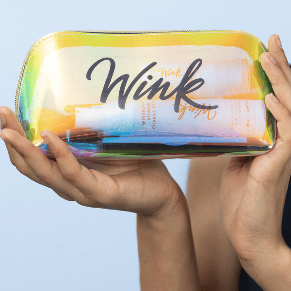 Wink Holographic Makeup Bag