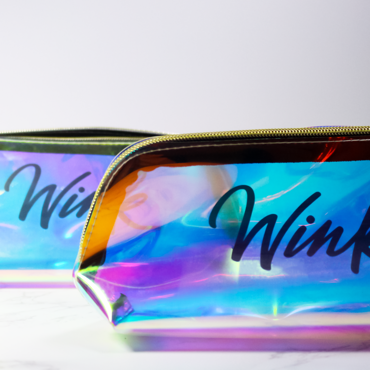 Wink Holographic Makeup Bag