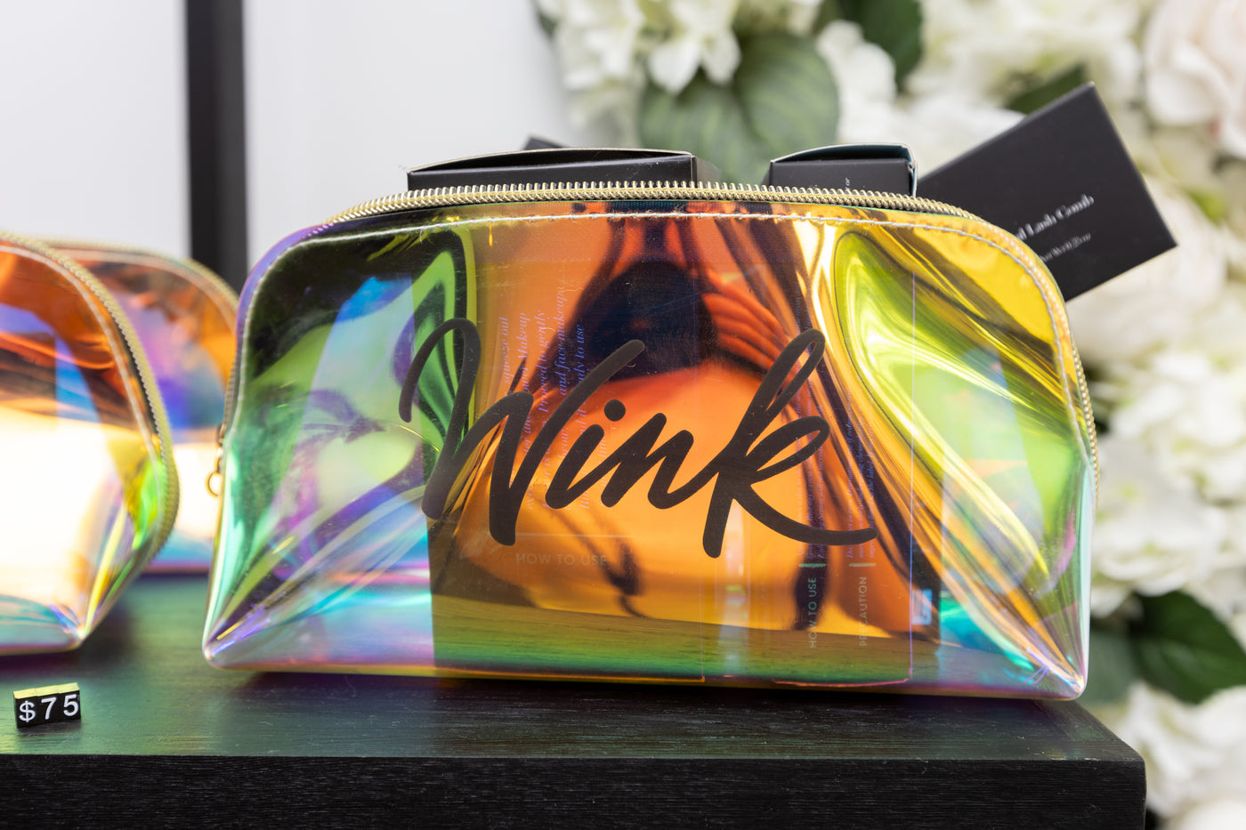 Wink Holographic Makeup Bag